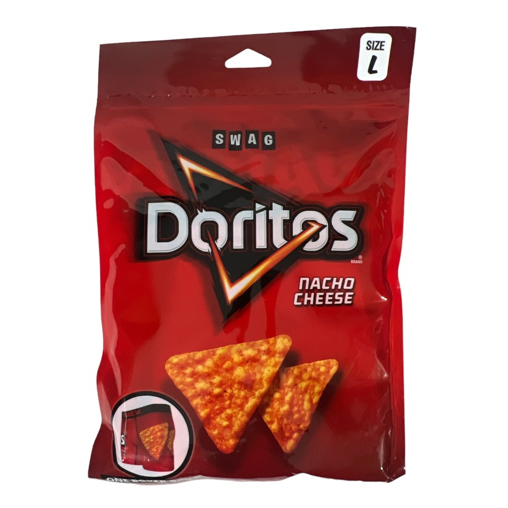 SWAG DORITOS Boxer Briefs Mens Underwear LARGE 36 - 38 RED NACHO CHEESE NWT